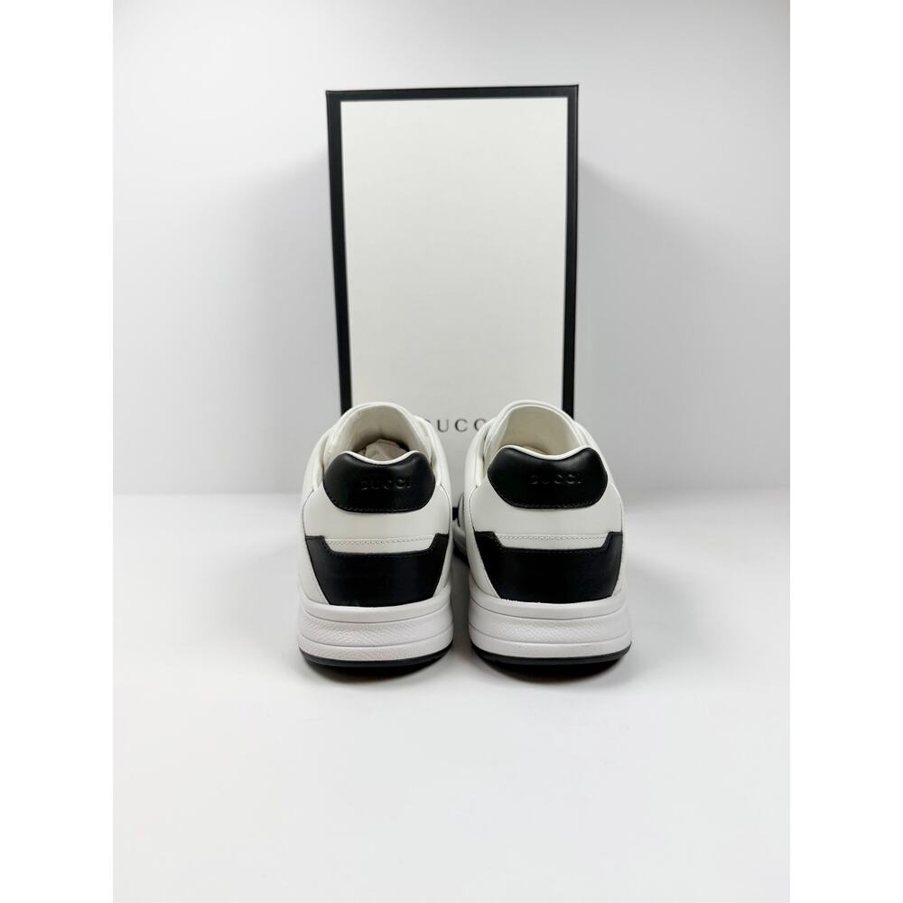 Size 8.5US - Gucci Black White GG Sneakers NEW - Picture 4 of 10